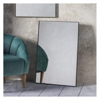 Gallery Interiors Hurston Wall Mirror Black