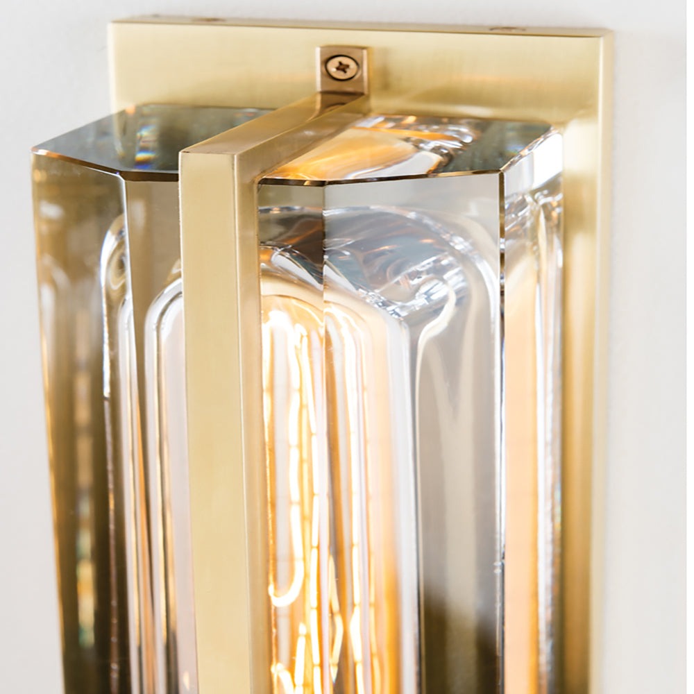 Hawkins Wall Sconce - Aged Brass Hudson Valley Lighting 4
