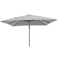 Olivia's Audrey Glow Challenger T2 3m Square Luna Grey Parasol