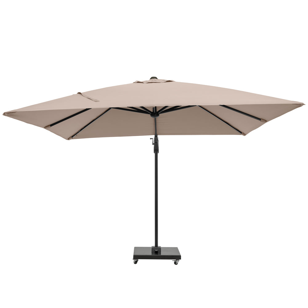 Olivia's Audrey Glow Challenger T2 3m Square Taupe Parasol