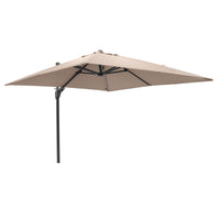 Olivia's Audrey Glow Challenger T2 3m Square Taupe Parasol