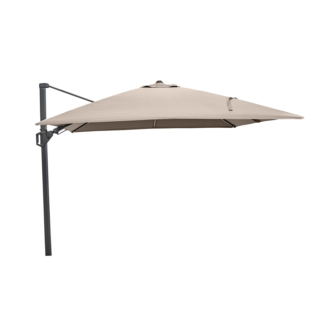 Olivia's Audrey Glow Challenger T2 3m Square Taupe Parasol