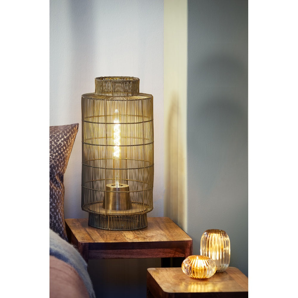 Light & Living Gruaro Table Lamp Antique Bronze