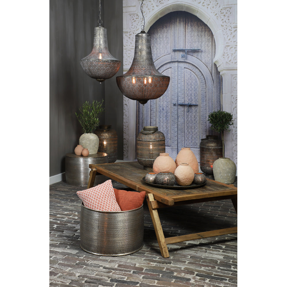 Light & Living Udupi Table Lamp Brown Gold