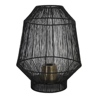 Light & Living Vitora Table Lamp Matt Black