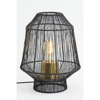 Light & Living Vitora Table Lamp Matt Black