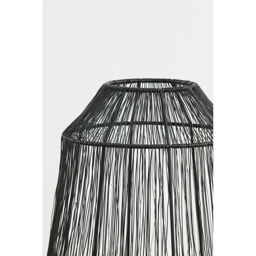 Light & Living Vitora Table Lamp Matt Black