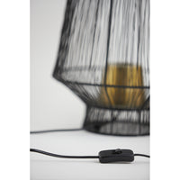 Light & Living Vitora Table Lamp Matt Black