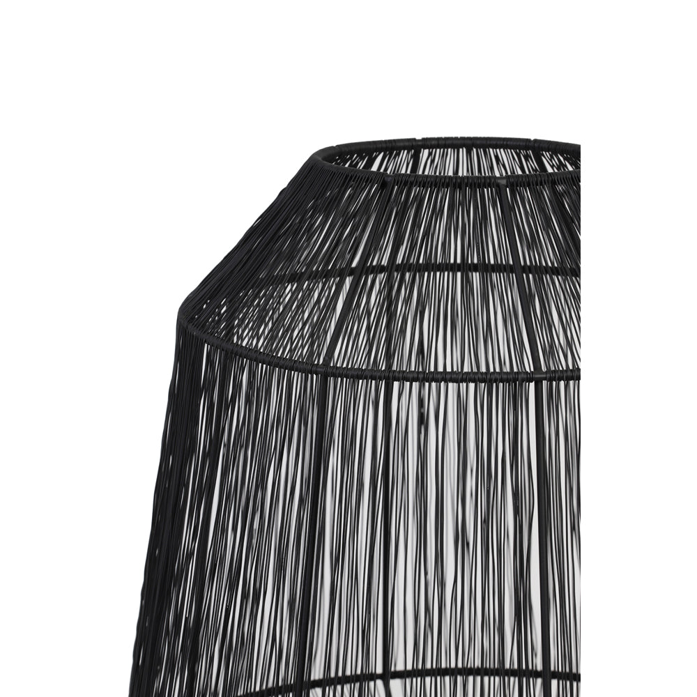 Light & Living Vitora Table Lamp Matt Black