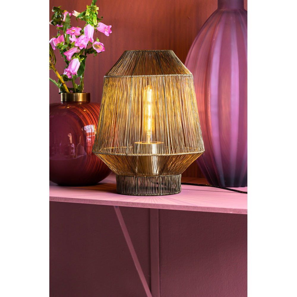 Light & Living Vitora Table Lamp Base Antique Bronze