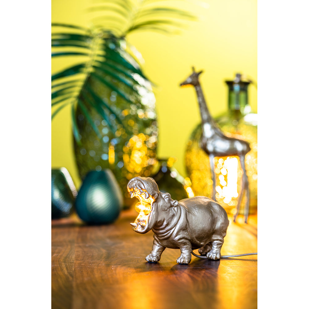 Light & Living Hippo Table Lamp Matt Gold