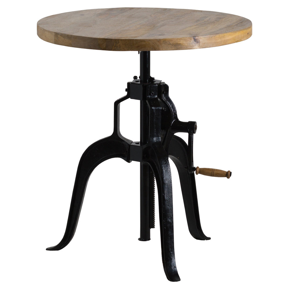 Hill Interiors Draftsman Adjustable Bar Bistro Table