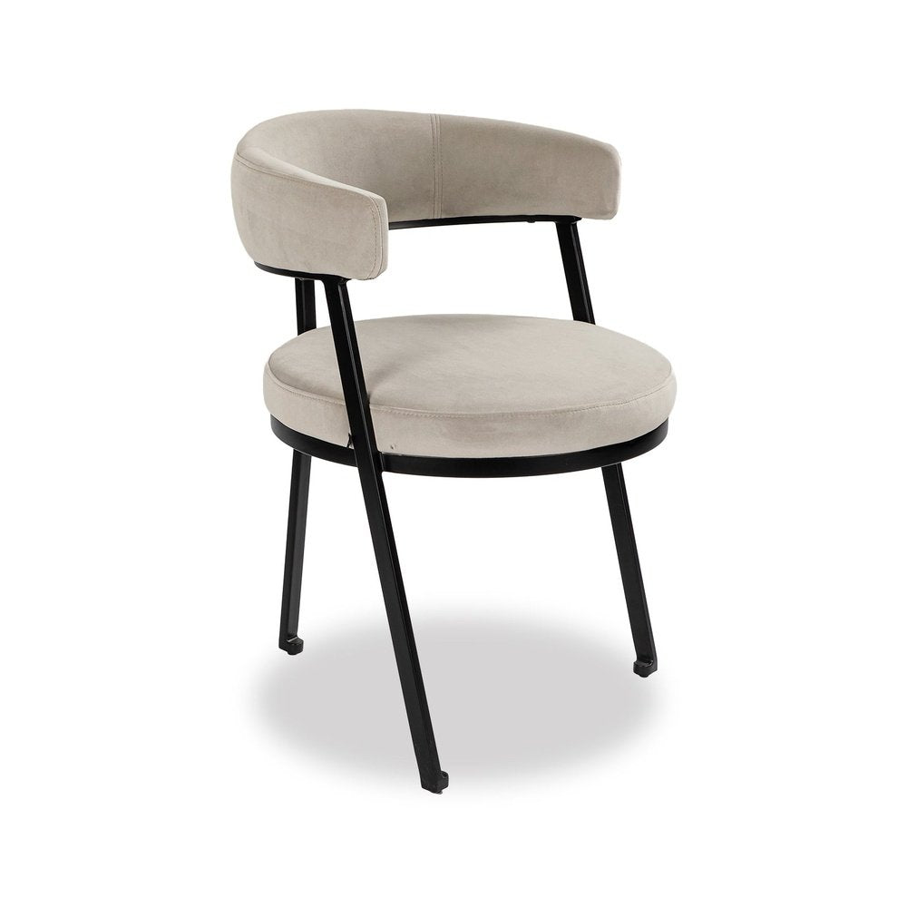 Bonnet Dinning Chair - Kaster Light Grey LiangAndEimil 2