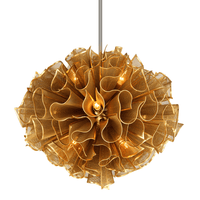 Hudson Valley Lighting Pulse 12Lt Pendant in Gold Leaf