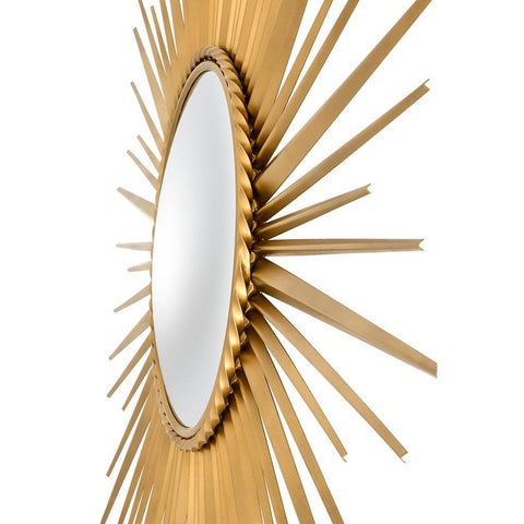 Helios Vintage Wall Mirror - Brass Finish Eichholtz 2