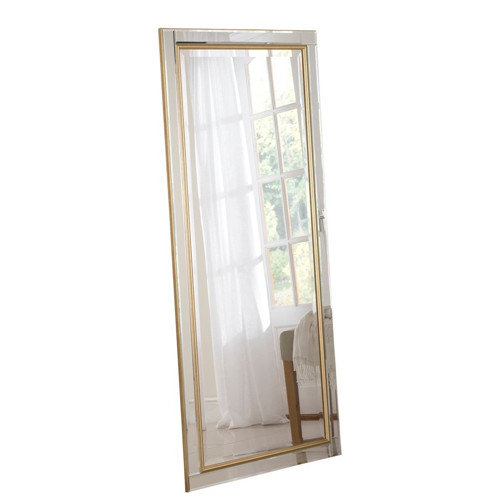 Olivia's Yao Leaner Mirror in Gold