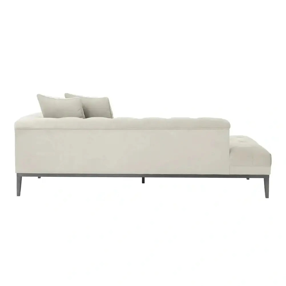 Eichholtz Cesare Left Lounge Sofa Cesare in Pebble Grey