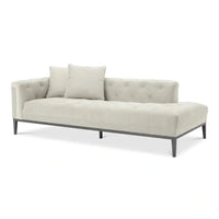 Eichholtz Cesare Left Lounge Sofa Cesare in Pebble Grey