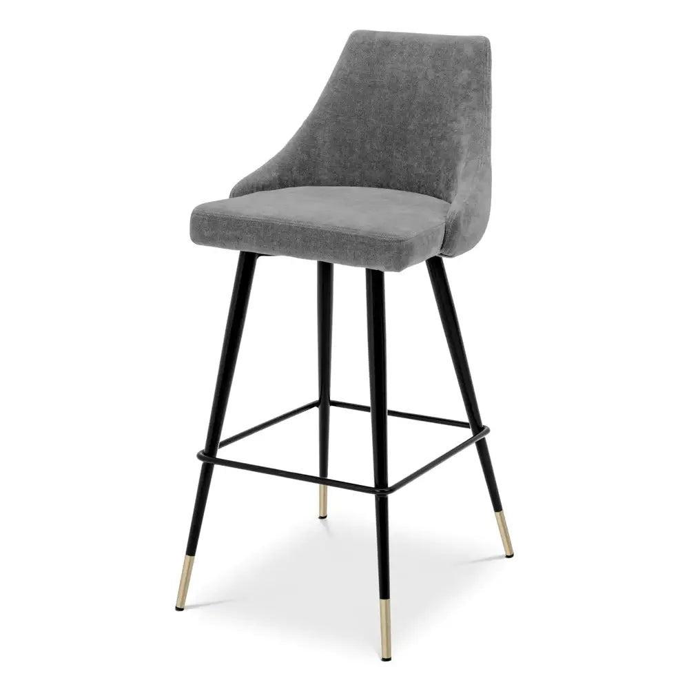 Cedro Bar Stool - Clarck Grey Eichholtz 2