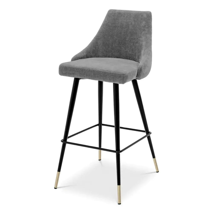Cedro Bar Stool - Clarck Grey Eichholtz 2