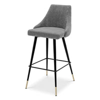 Eichholtz Cedro Bar Stool in Clarck Grey