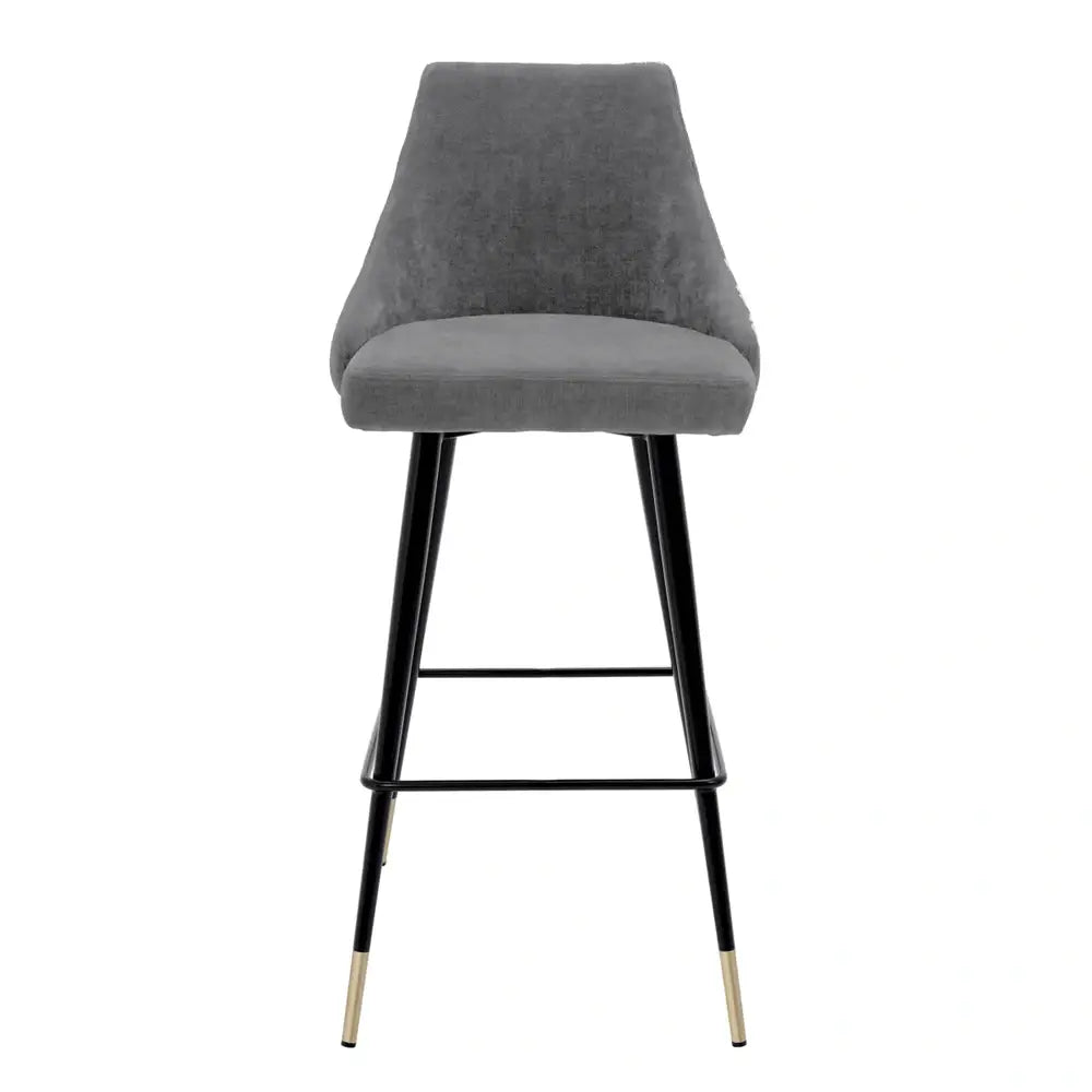 Cedro Bar Stool - Clarck Grey Eichholtz 1