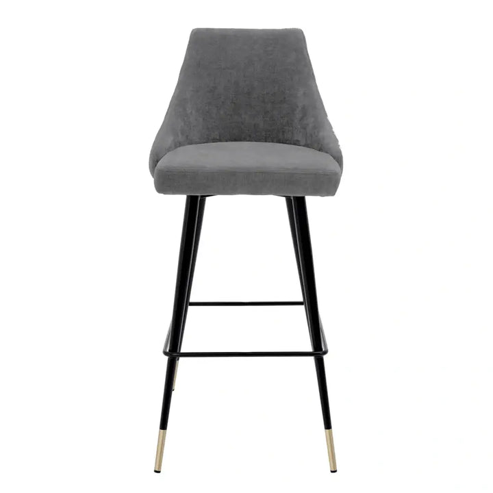 Cedro Bar Stool - Clarck Grey Eichholtz 1
