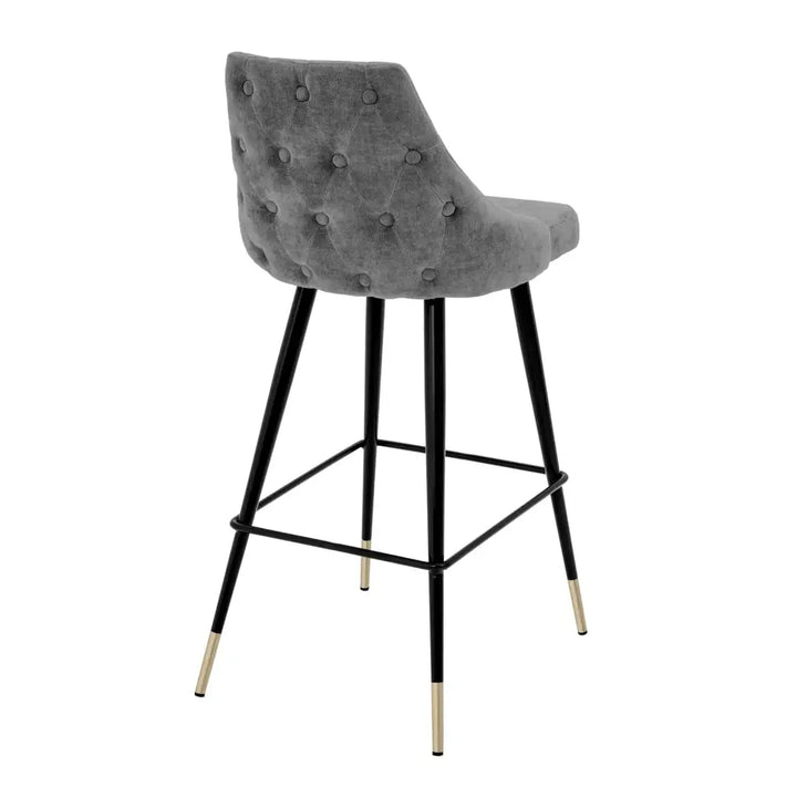 Cedro Bar Stool - Clarck Grey Eichholtz 3