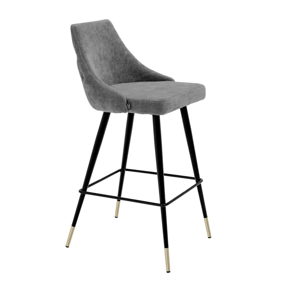 Cedro Bar Stool - Clarck Grey Eichholtz 5