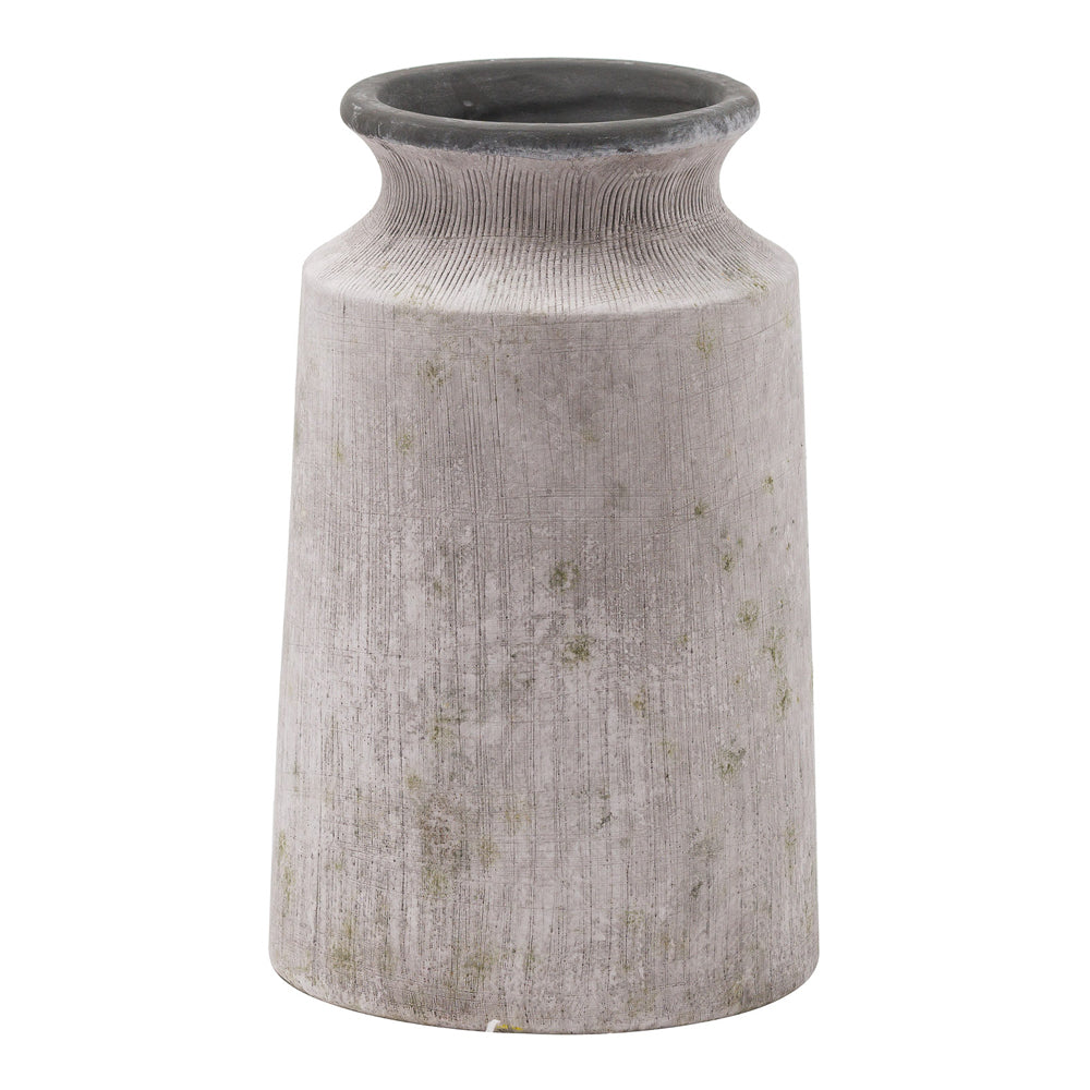 Hill Interiors Bloomville Urn Vase in Stone