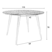 Olivia's Nordic Living Collection - Joran Dining Table in Natural