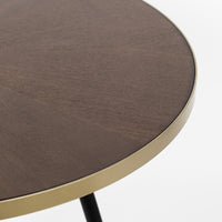 Olivia's Nordic Living Collection - Daven Round Dining Table in Brown