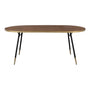 Olivia's Nordic Living Collection - Daven Oval Dining Table in Brown
