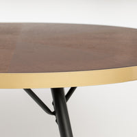 Olivia's Nordic Living Collection - Daven Oval Dining Table in Brown