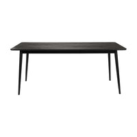 Olivia's Nordic Living Collection Floris Rectangle Dining Table in Black