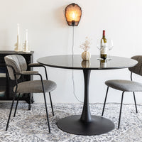 Olivia's Nordic Living Collection Mary Dining Table in Black