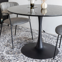 Olivia's Nordic Living Collection Mary Dining Table in Black