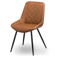 Hill Interiors Oslo Dining Chair in Tan