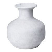 Hill Darcy Squat Vase in Stone