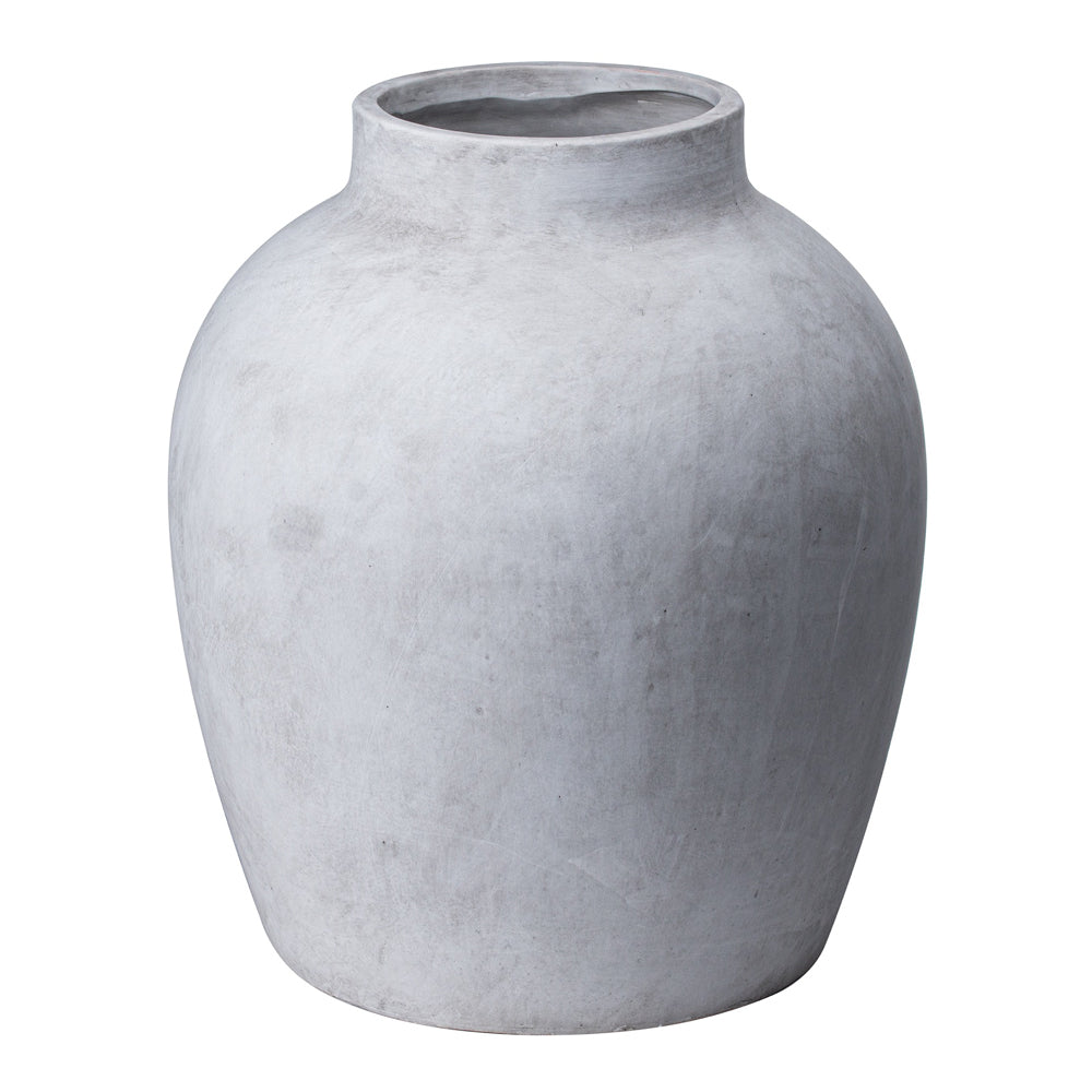Hill Darcy Vase in Stone
