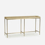 Andrew Martin Edith Console Table Latte Shagreen