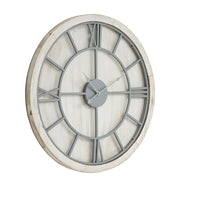 Hill Interiors Williston Wall Clock in White