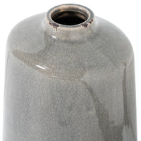 Hill Interiors Garda Glazed Liv Vase in Grey