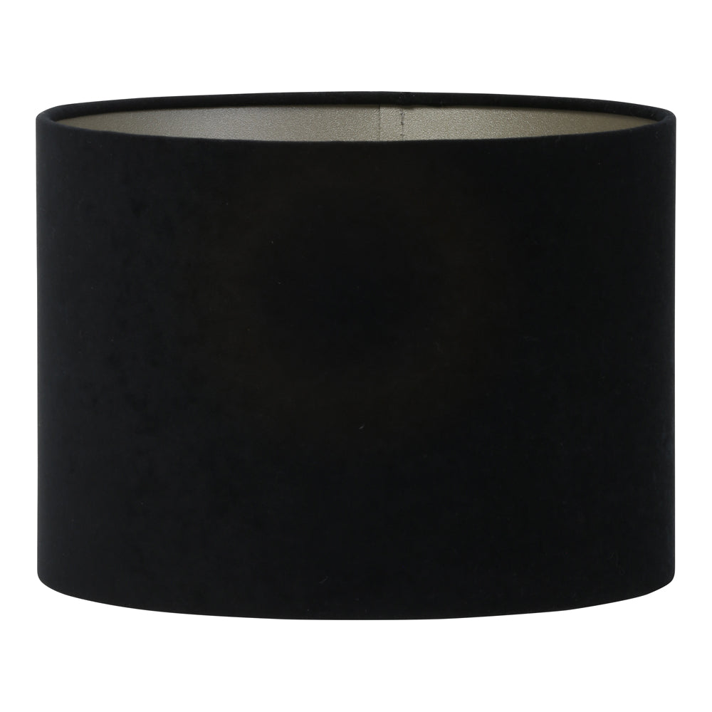 Light & Living Velours Light Shade Black And Taupe