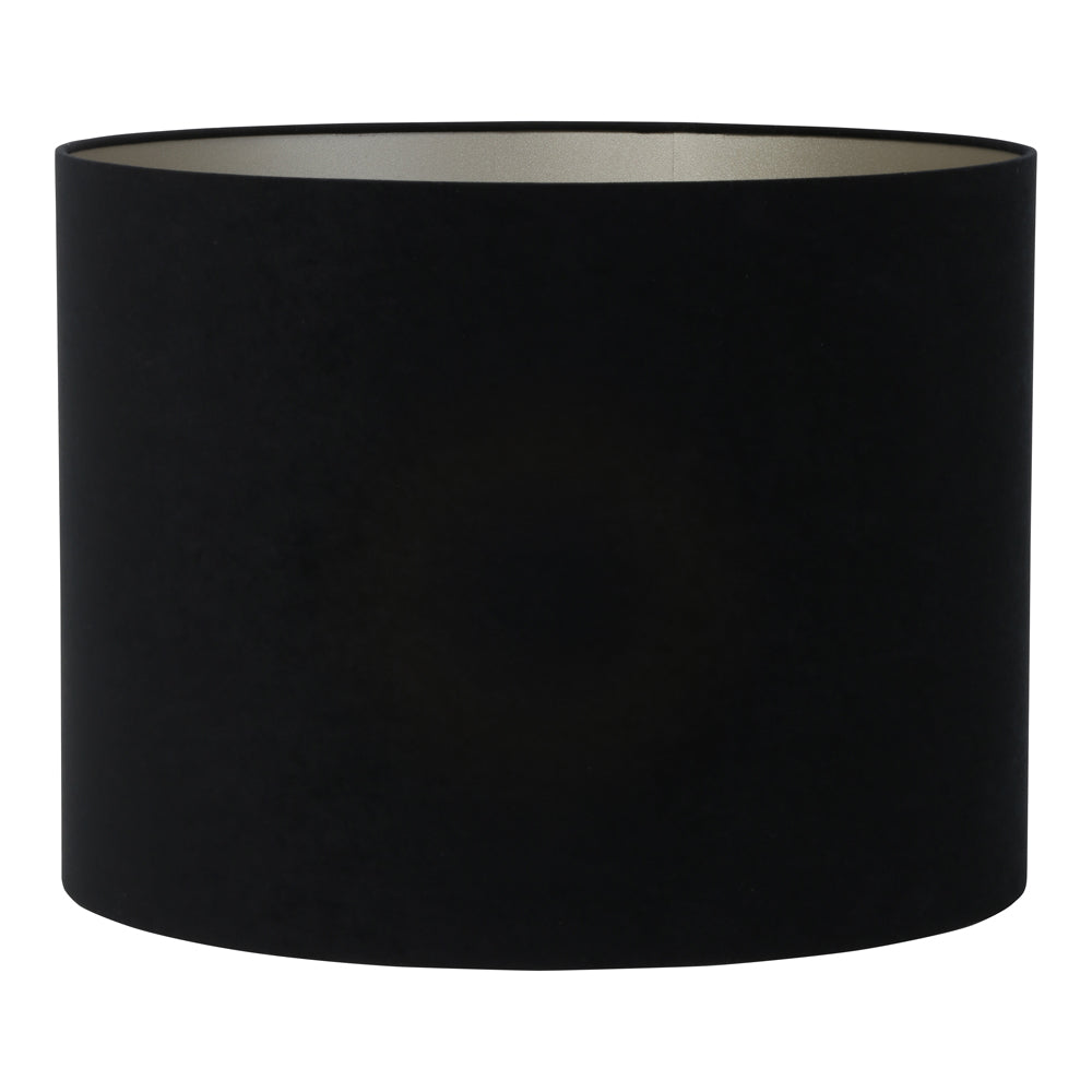 Light & Living Velours Light Shade Black And Taupe