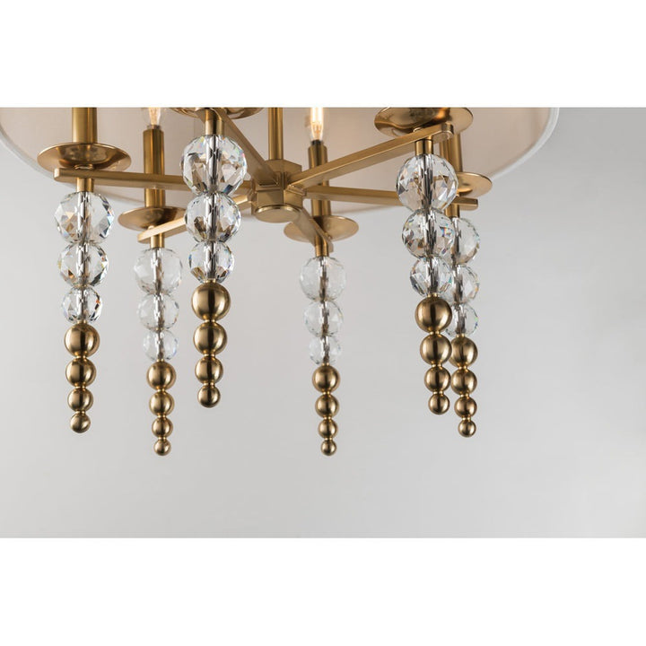Persis Wall Light - Aged Brass & Off White Hudson Valley Lighting 3