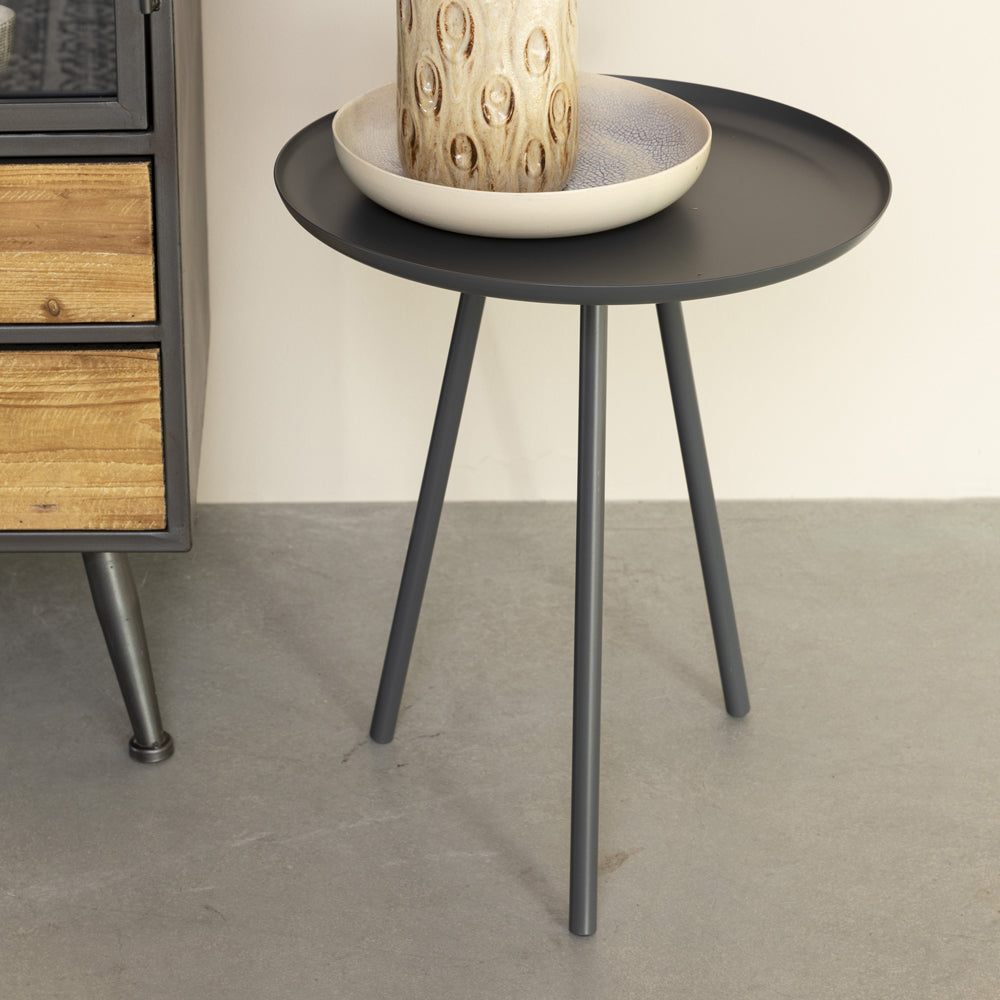 Olivia's Nordic Living Collection - Frann Side Table in Grey