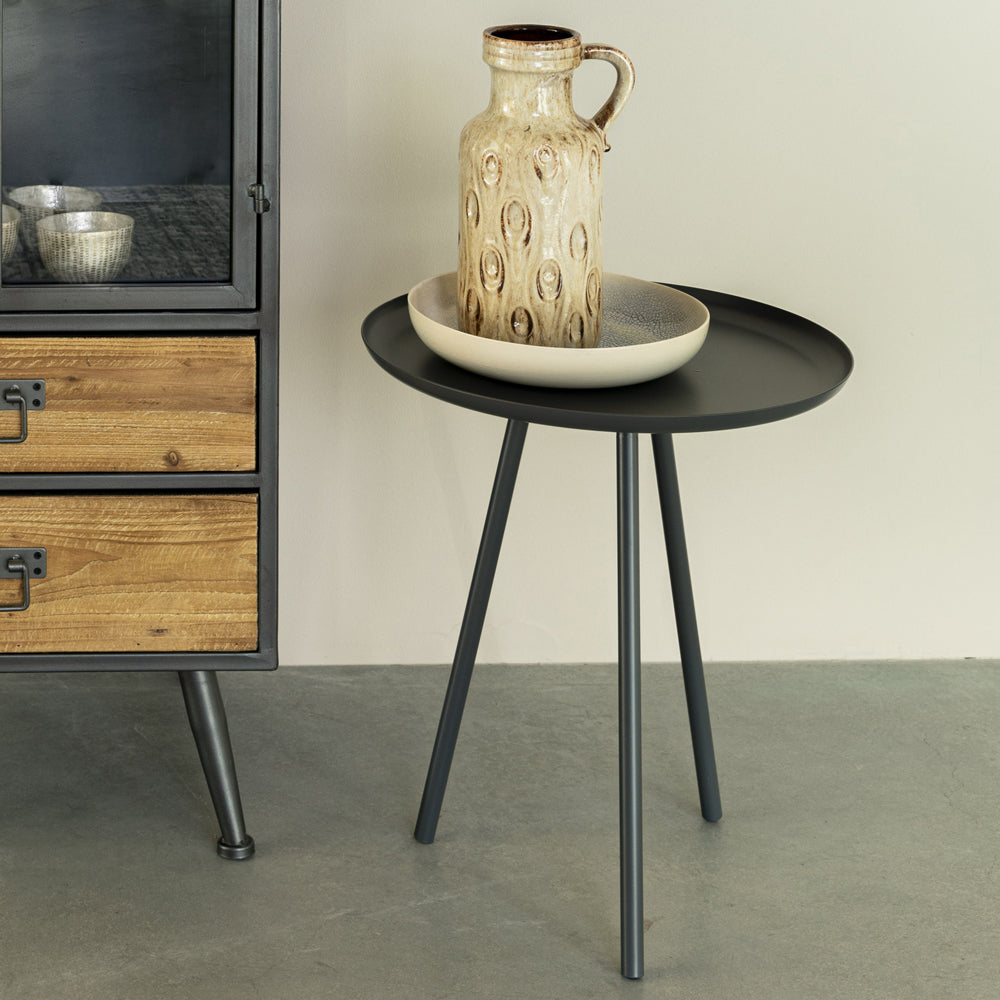 Olivia's Nordic Living Collection - Frann Side Table in Grey