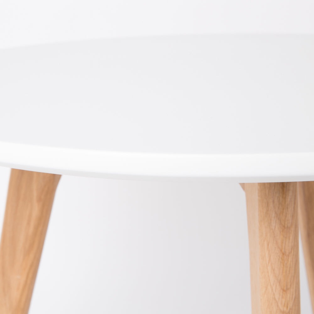 Olivia's Nordic Living Collection - Bo Side Table in White