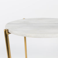 Olivia's Nordic Living Collection - Toste Side Table in white